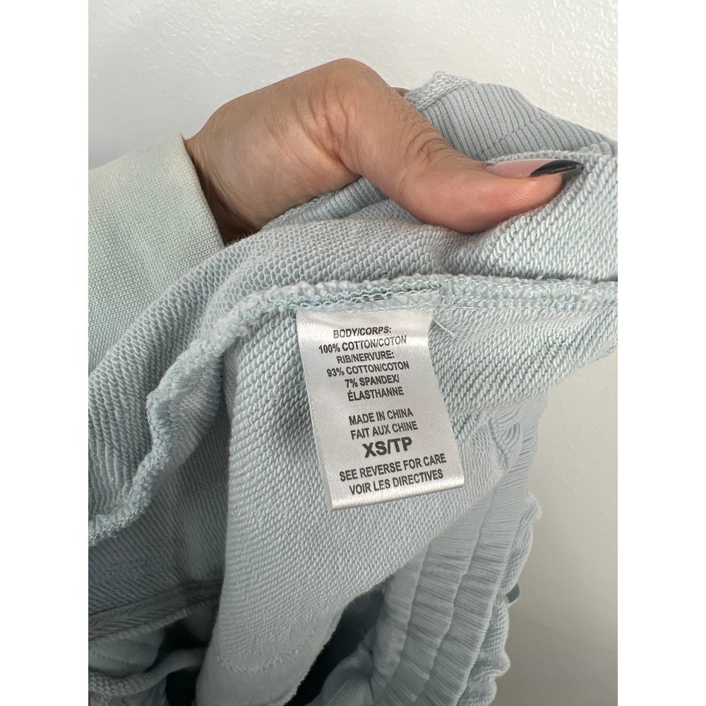CAMI NYC Lynley French Cotton-Terry Light Blue Elastic Shorts Size: XS NWOT - Picture 7 of 9
